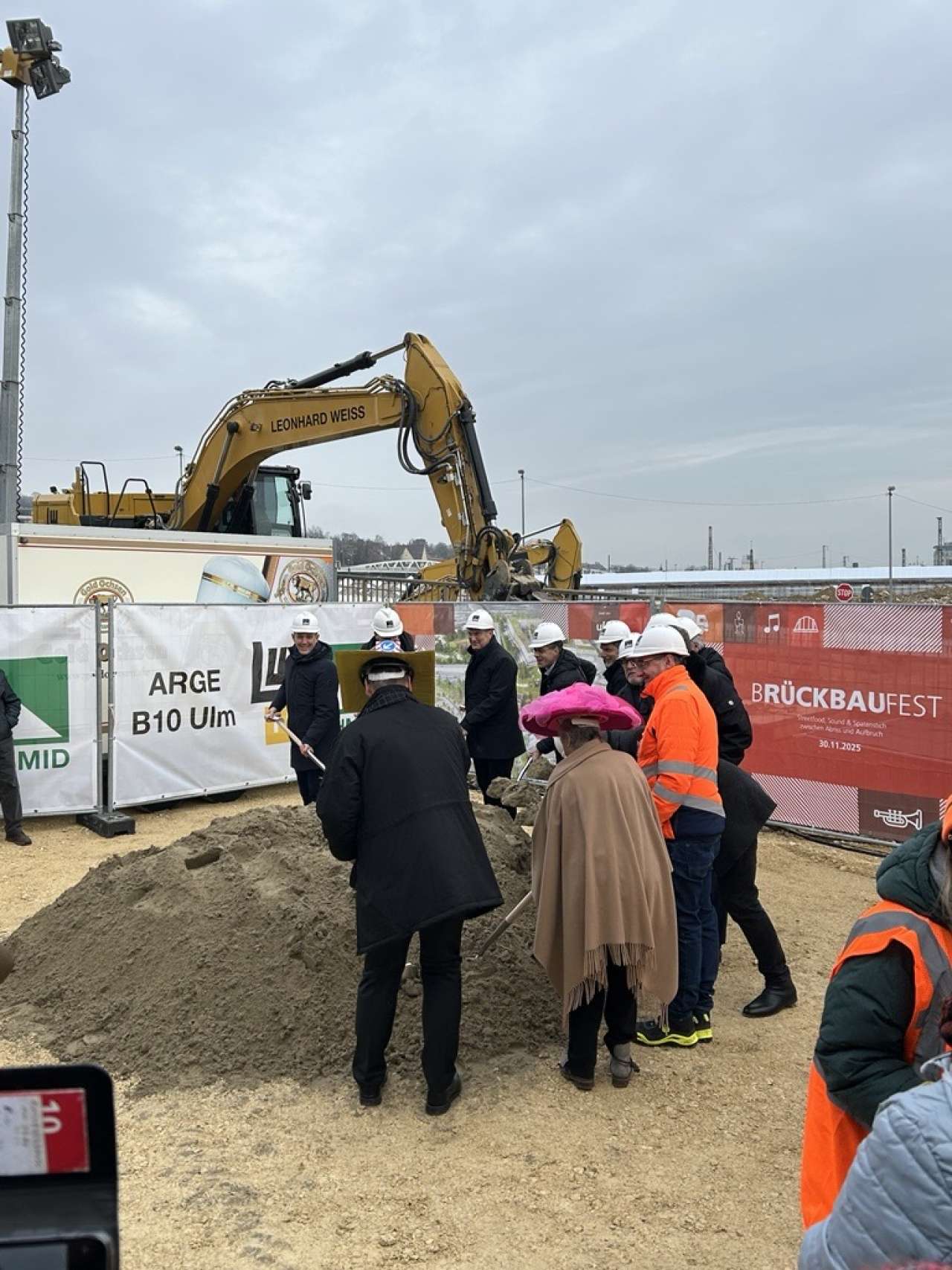 Fachplanung der Elektrotechnik durch die Conplaning GmbH beim Spatenstich am Blaubeurer Tor.